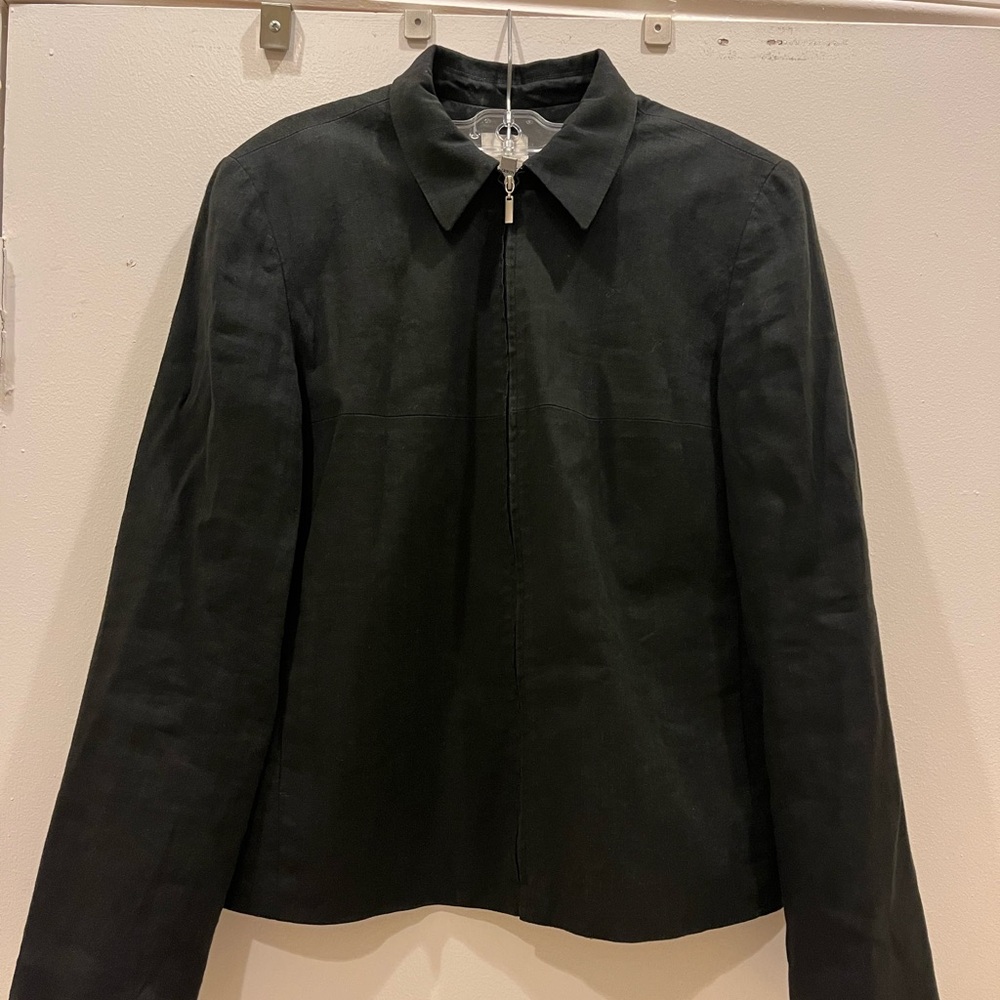 Black Zip-Up Jacket